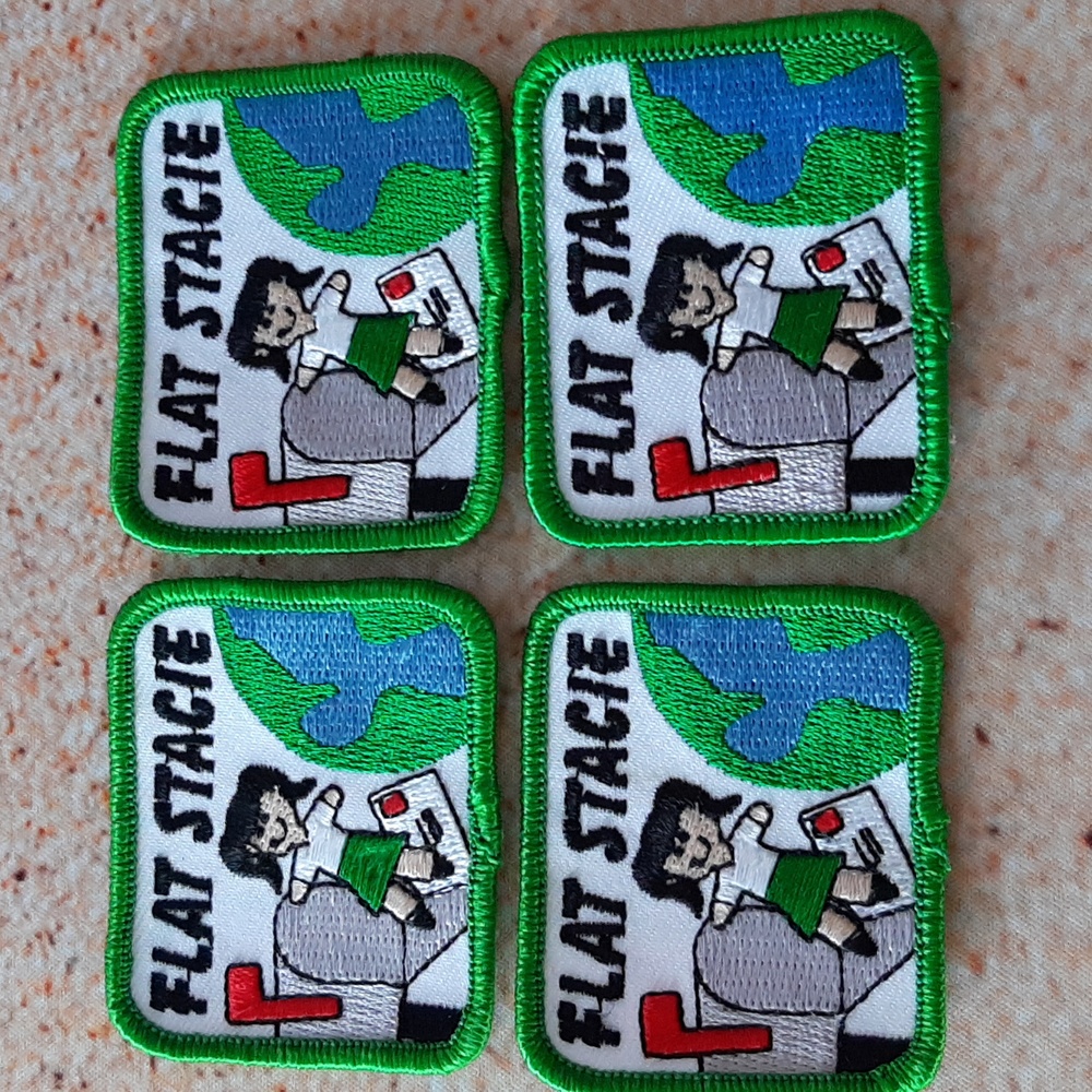 Flat Stacie - Girl Scout Fun Patch Bundle - NEW Sew On 🦋❤